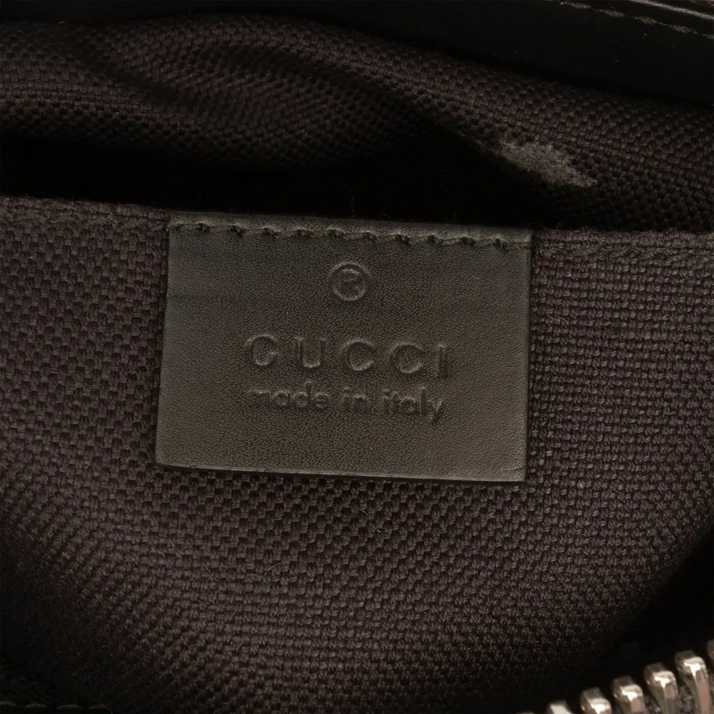 Gucci Small GG Supreme Web Messenger Bag Black Very good - Box View