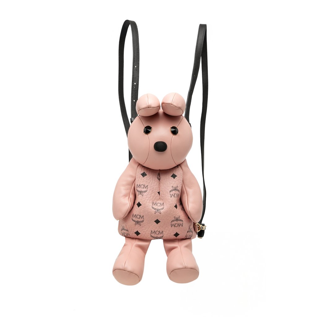 バッグ cvtvlist RABBIT PACK CTLS VER MCM Calfskin and Visetos Coated Canvas Rabbit Zoo Doll Backp