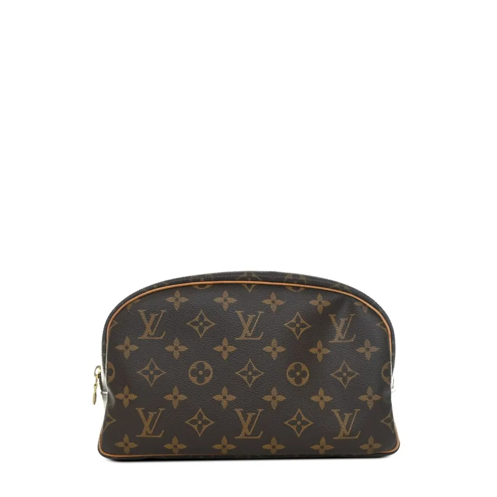 Louis Vuitton Monogram Trousse Toilette 25 Brown Canvas Very good - Front View