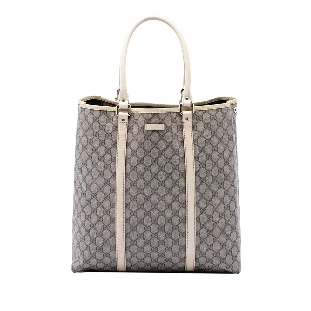 Gucci GG Supreme Joy Vertical Tote Beige Very good - Front View