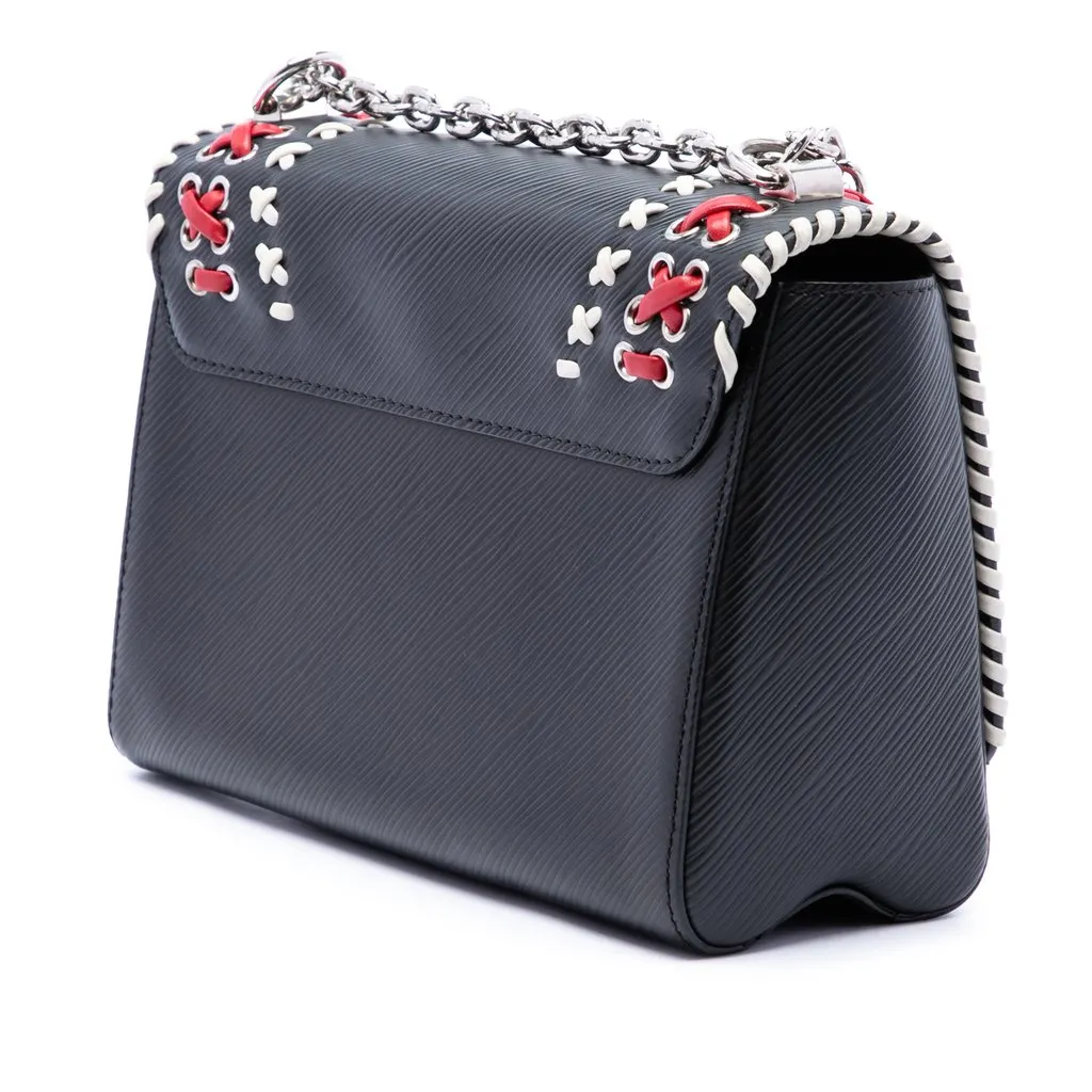 Louis Vuitton Epi Tricolor Embroidered Twist MM Black Leather Very good - Back View