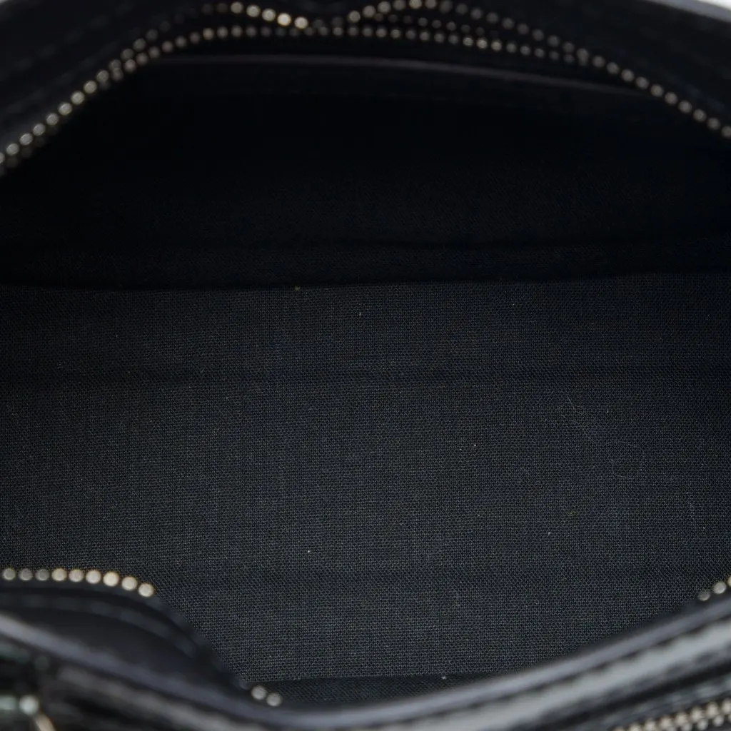 Balenciaga Mini Lambskin and Patent Motocross Giant 21 City Satchel Black Leather Very good - Model View