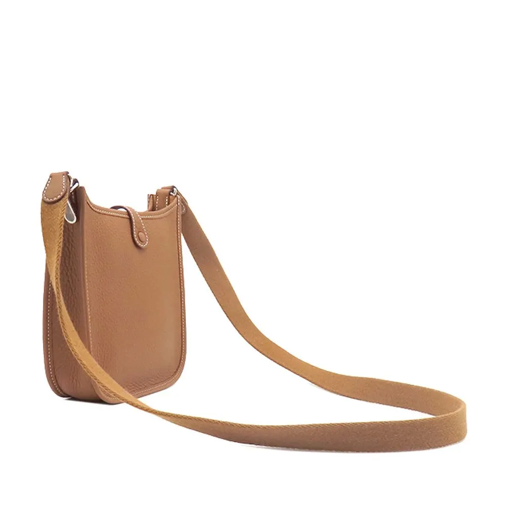 Hermès Clemence Evelyne 16 Amazone Brown Leather Never worn - Back View