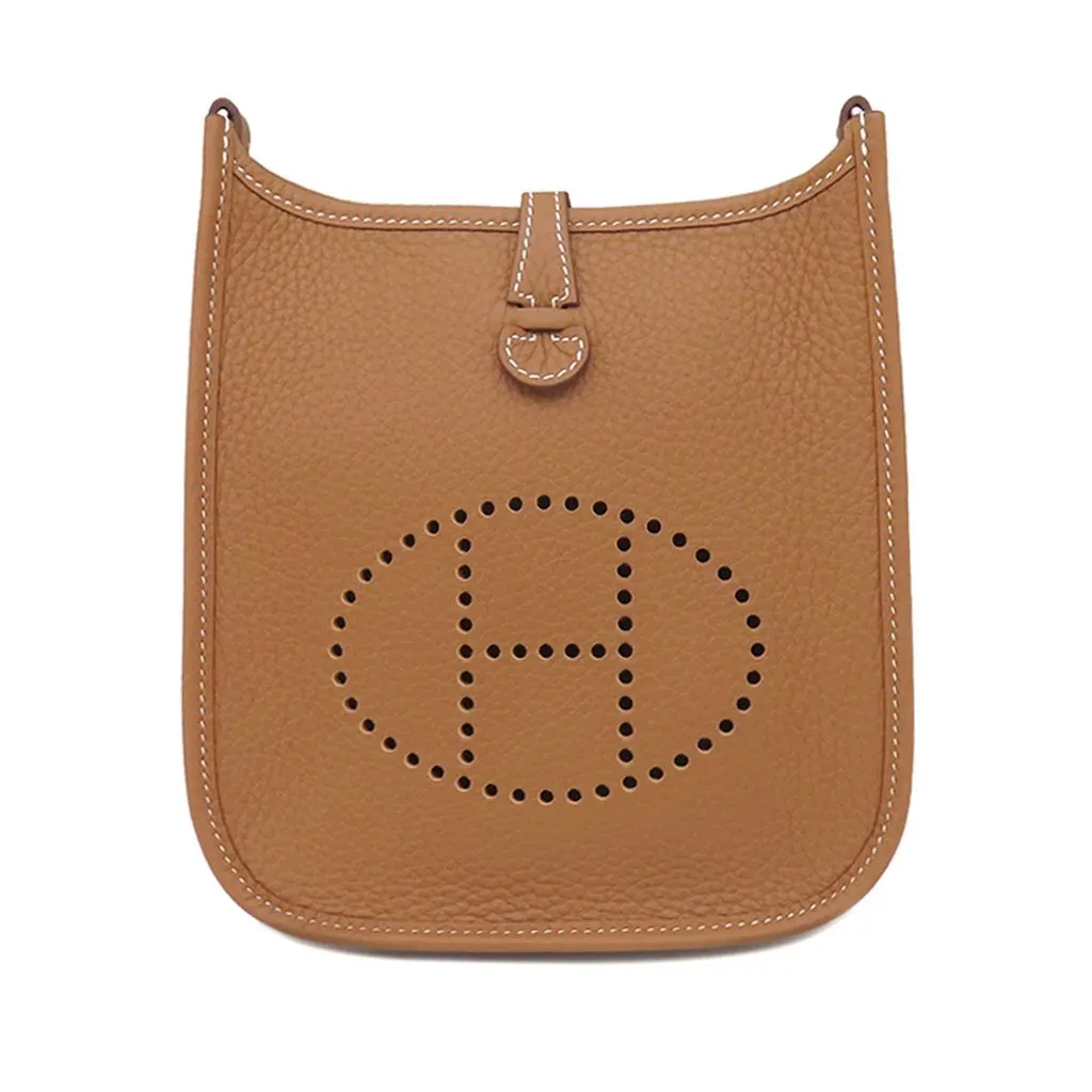 Hermès Clemence Evelyne 16 Amazone Brown Leather Never worn - Inside View