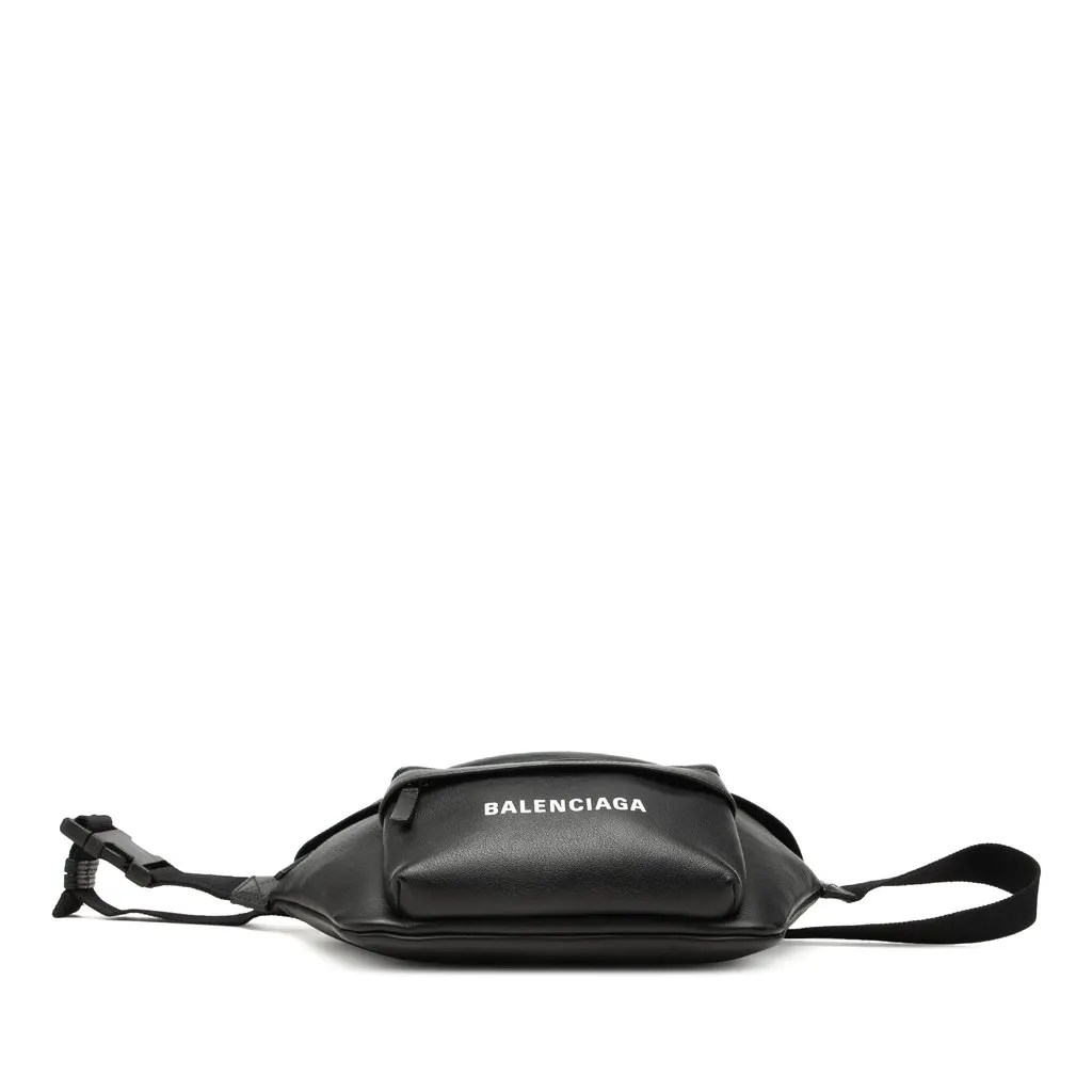 Balenciaga Leather Everyday Belt Bag XS Black Leather Very good - Inside View