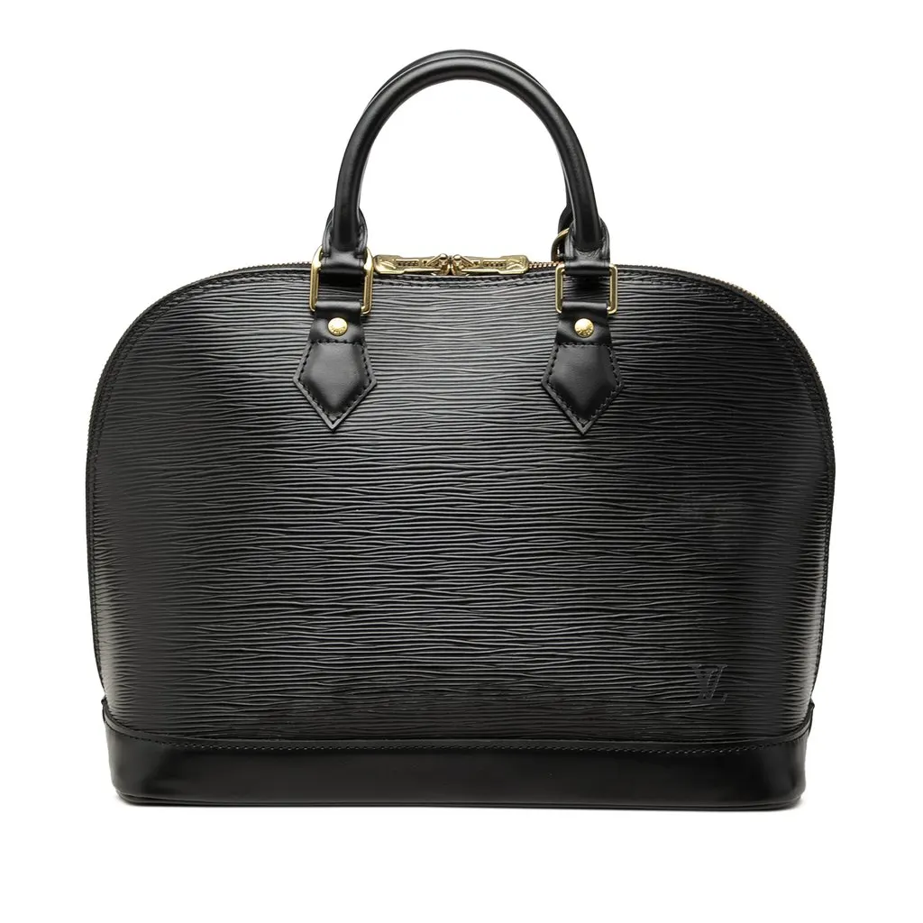 Louis Vuitton Epi Alma PM Black Leather Very good - Front View