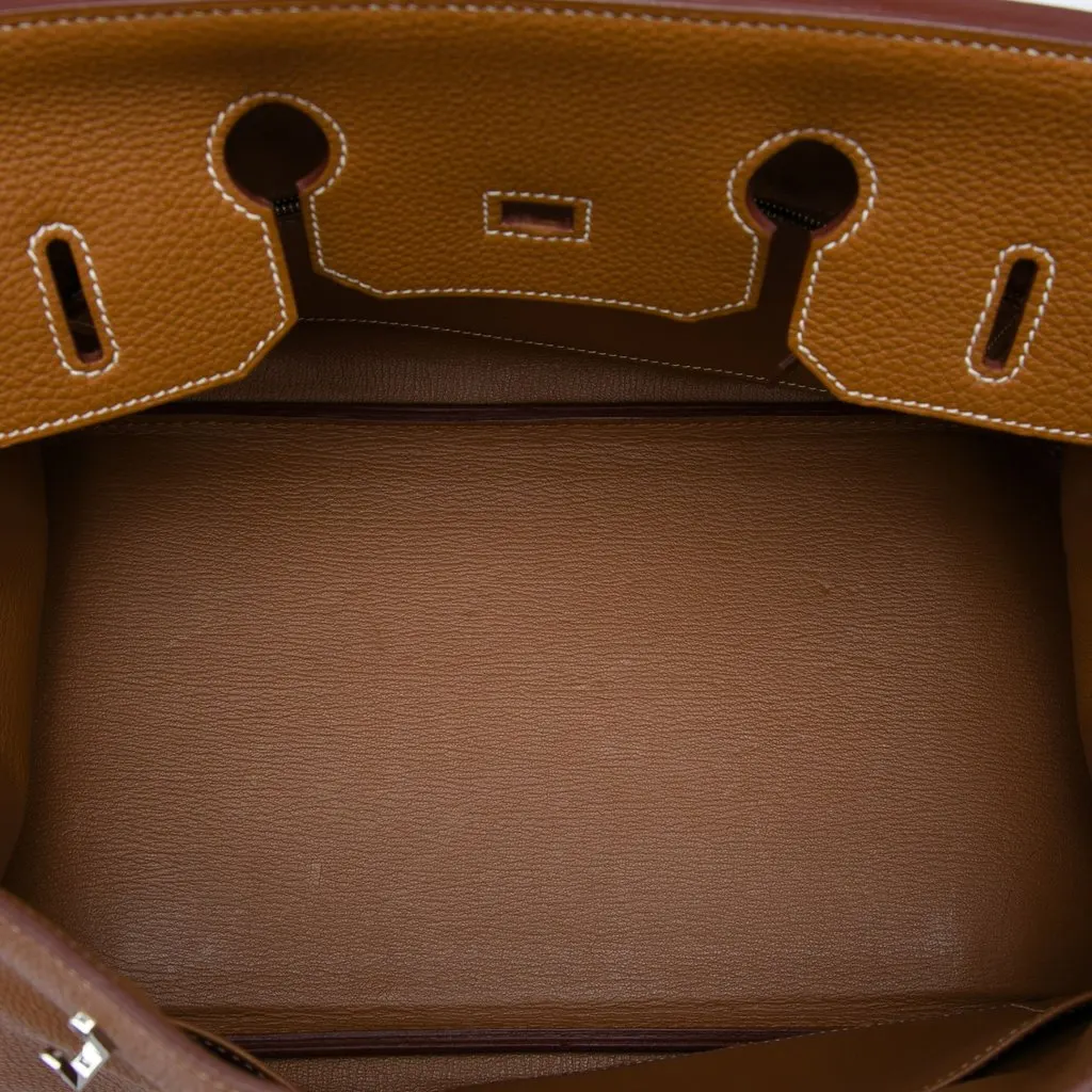 Hermès Togo Birkin Retourne 35 Brown Leather Very good - Model View