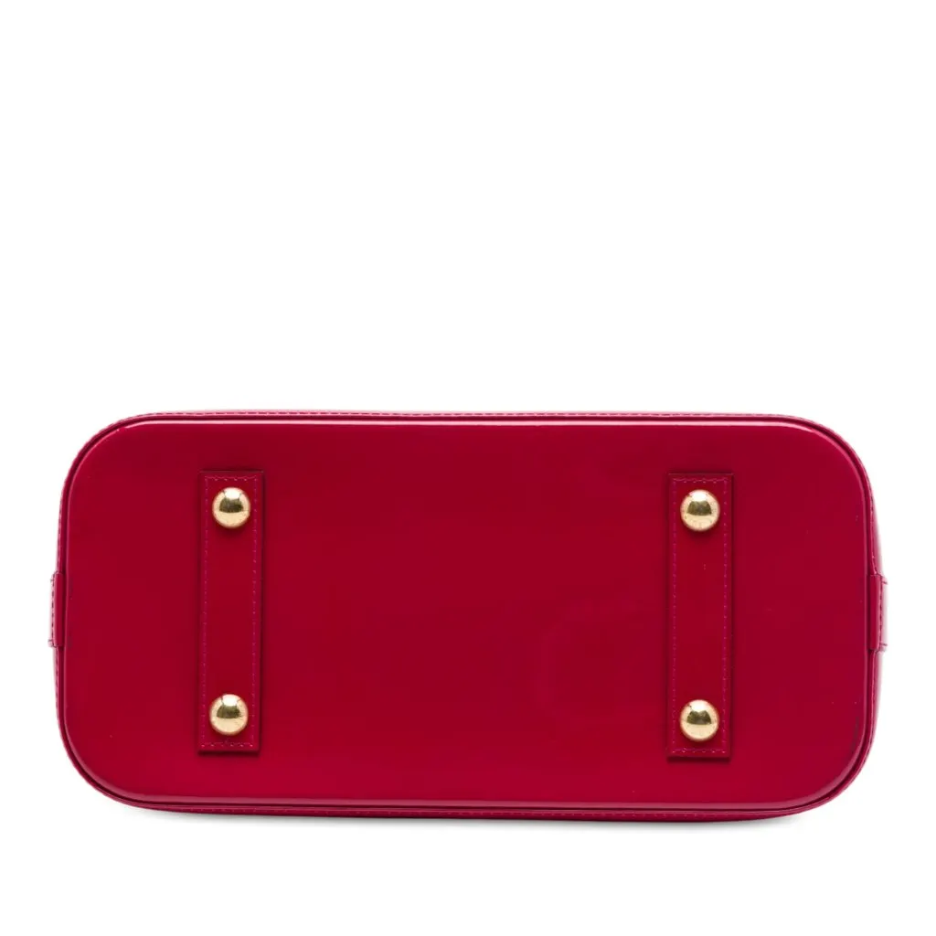 Louis Vuitton Monogram Vernis Alma PM Pink Leather Very good - Inside View