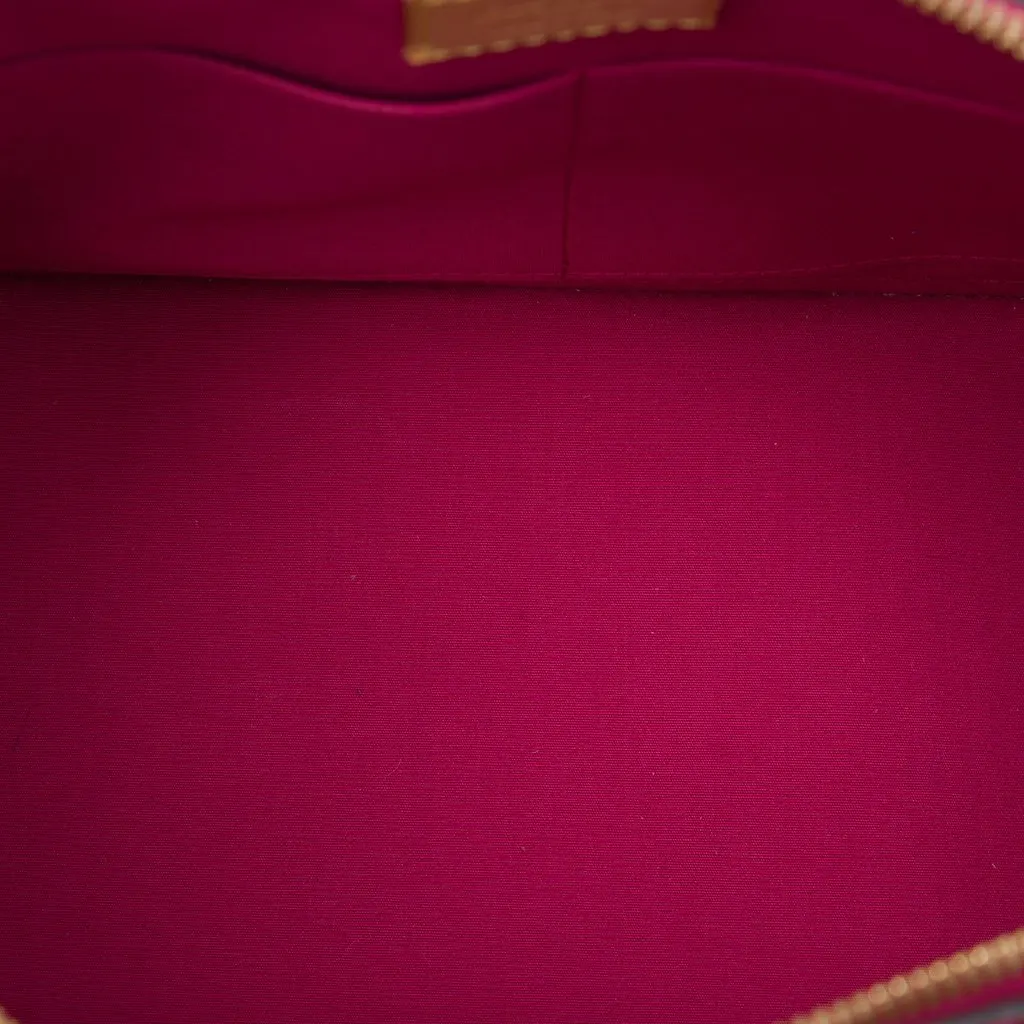 Louis Vuitton Monogram Vernis Alma PM Pink Leather Very good - Model View