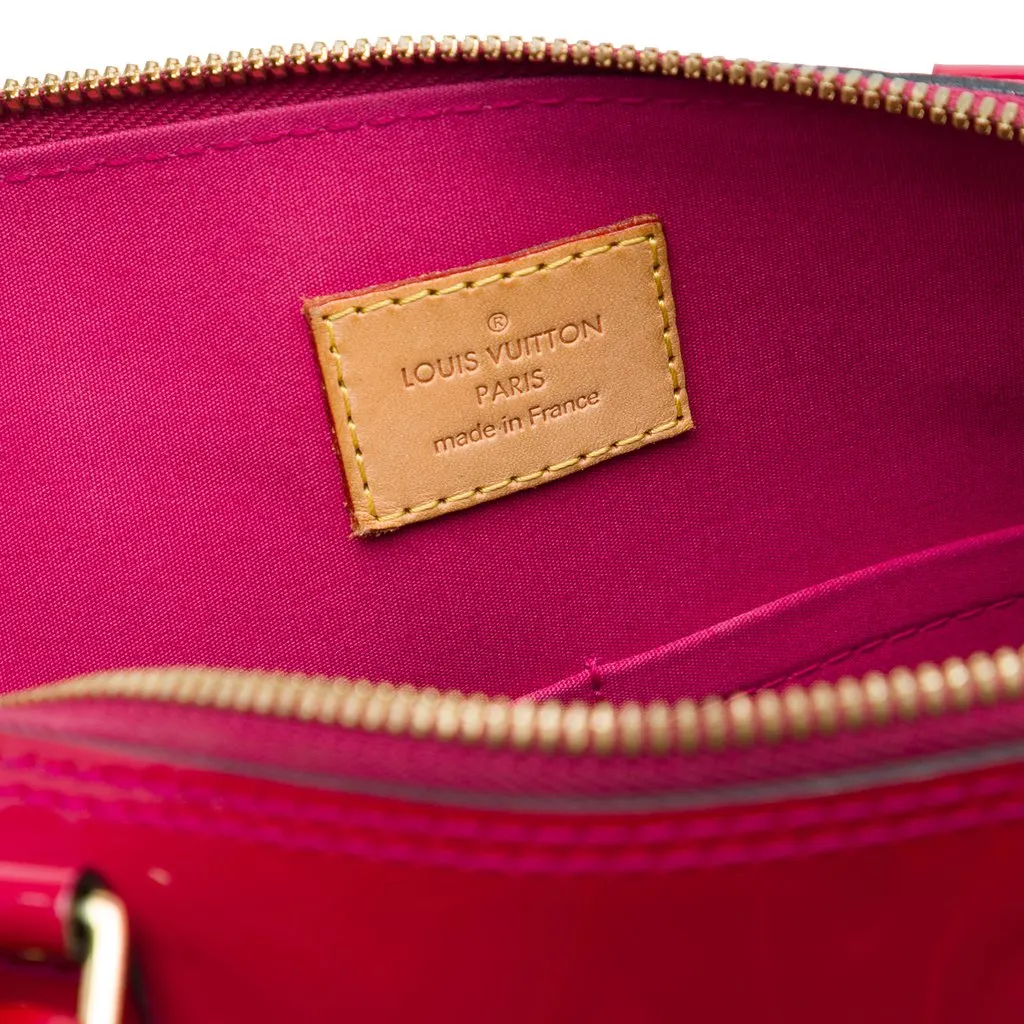 Louis Vuitton Monogram Vernis Alma PM Pink Leather Very good - Box View