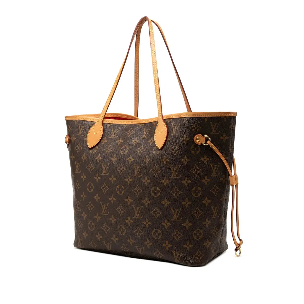 Louis Vuitton Monogram Neverfull MM Brown Very good - Back View