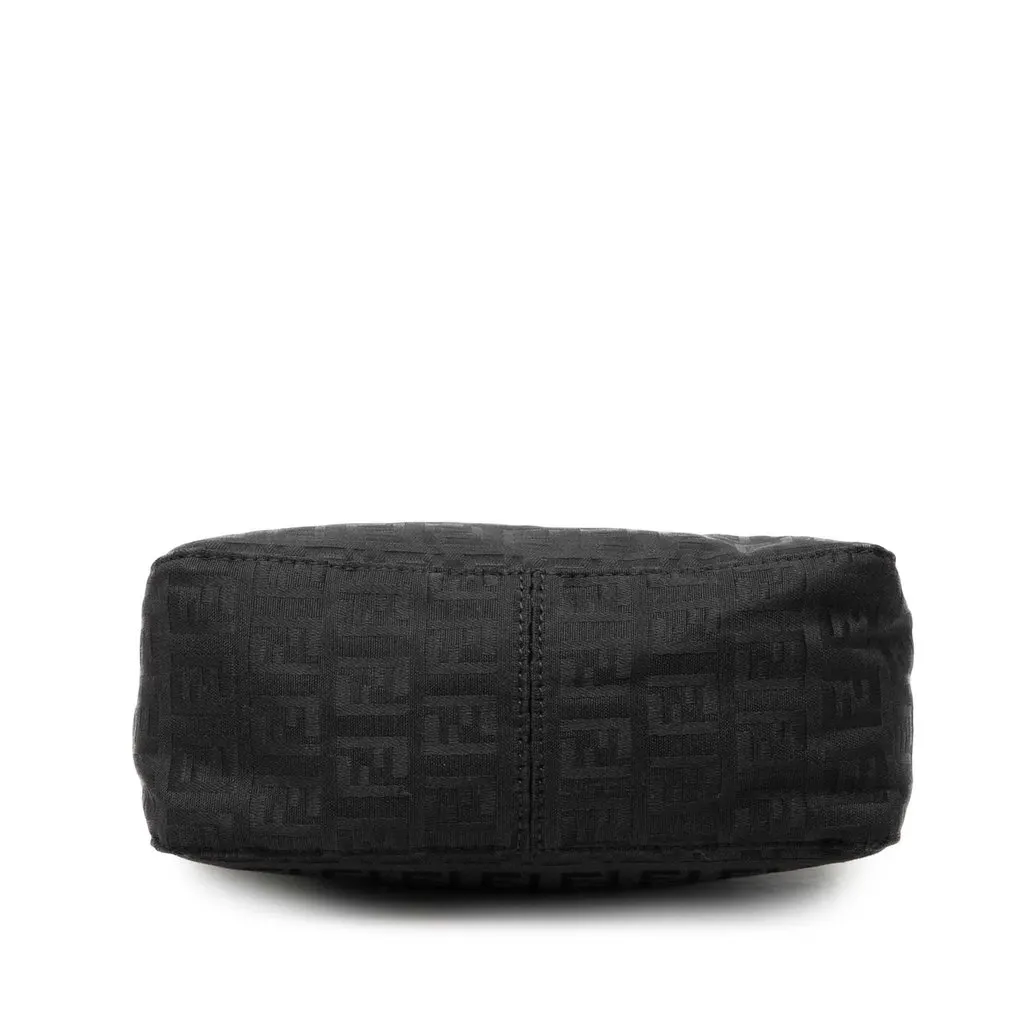 Fendi Zucchino Canvas Handbag Black Very good - Inside View