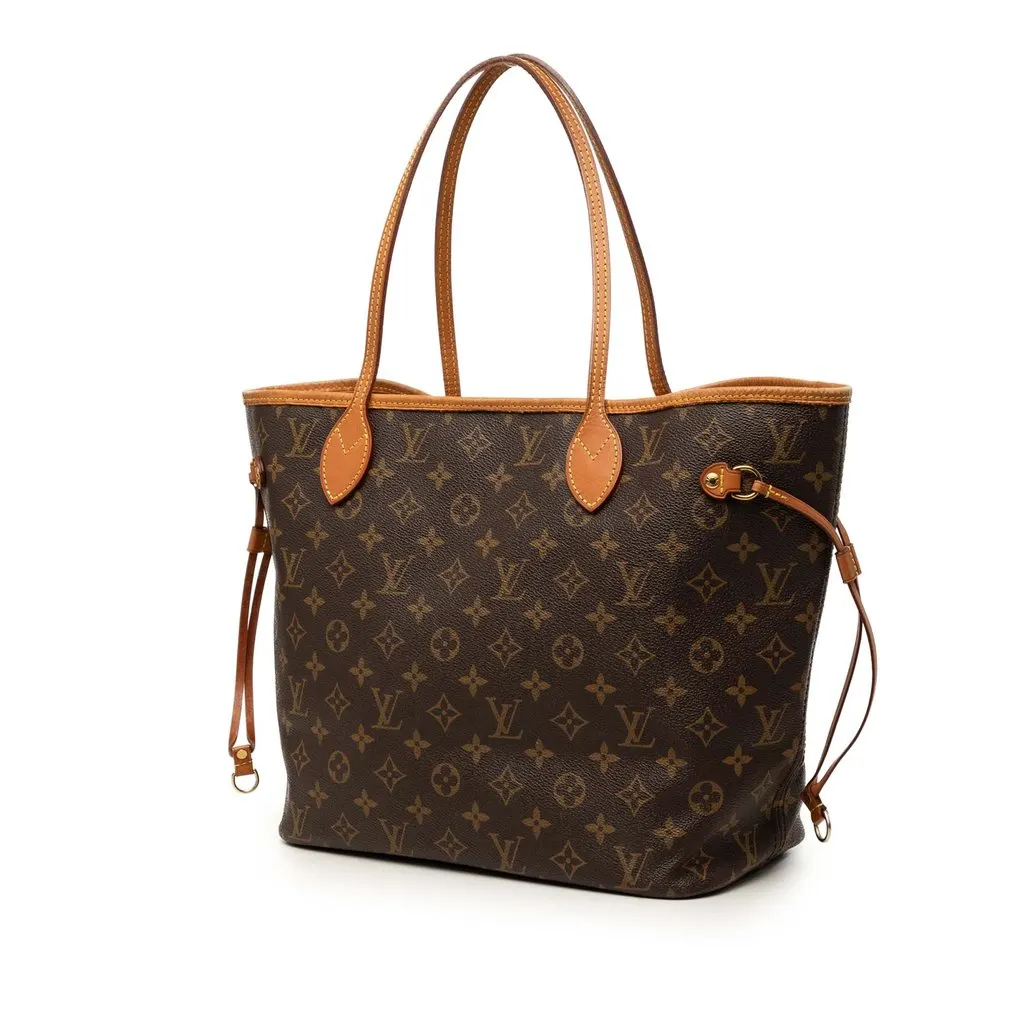 Louis Vuitton Monogram Neverfull MM Brown Very good - Back View