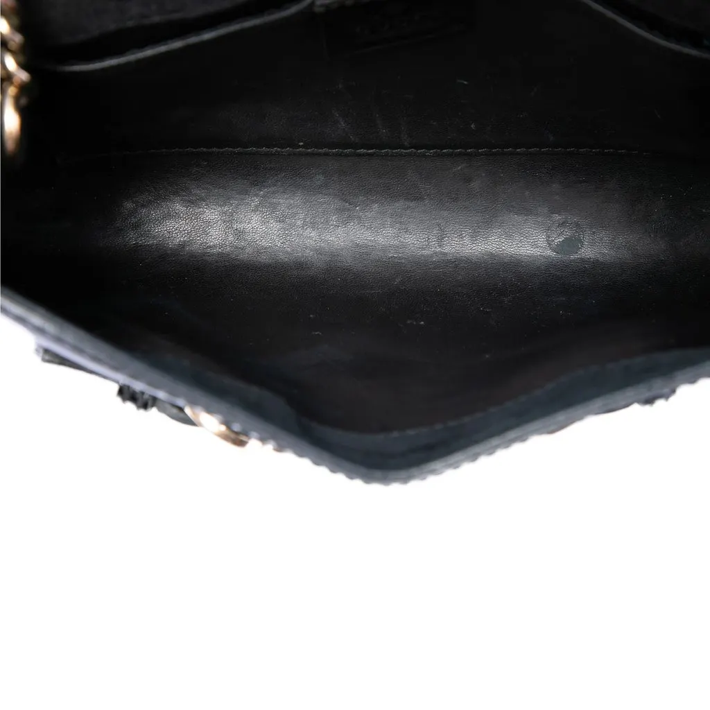 Gucci Mini Patent Emily Crossbody Black Leather Very good - Model View
