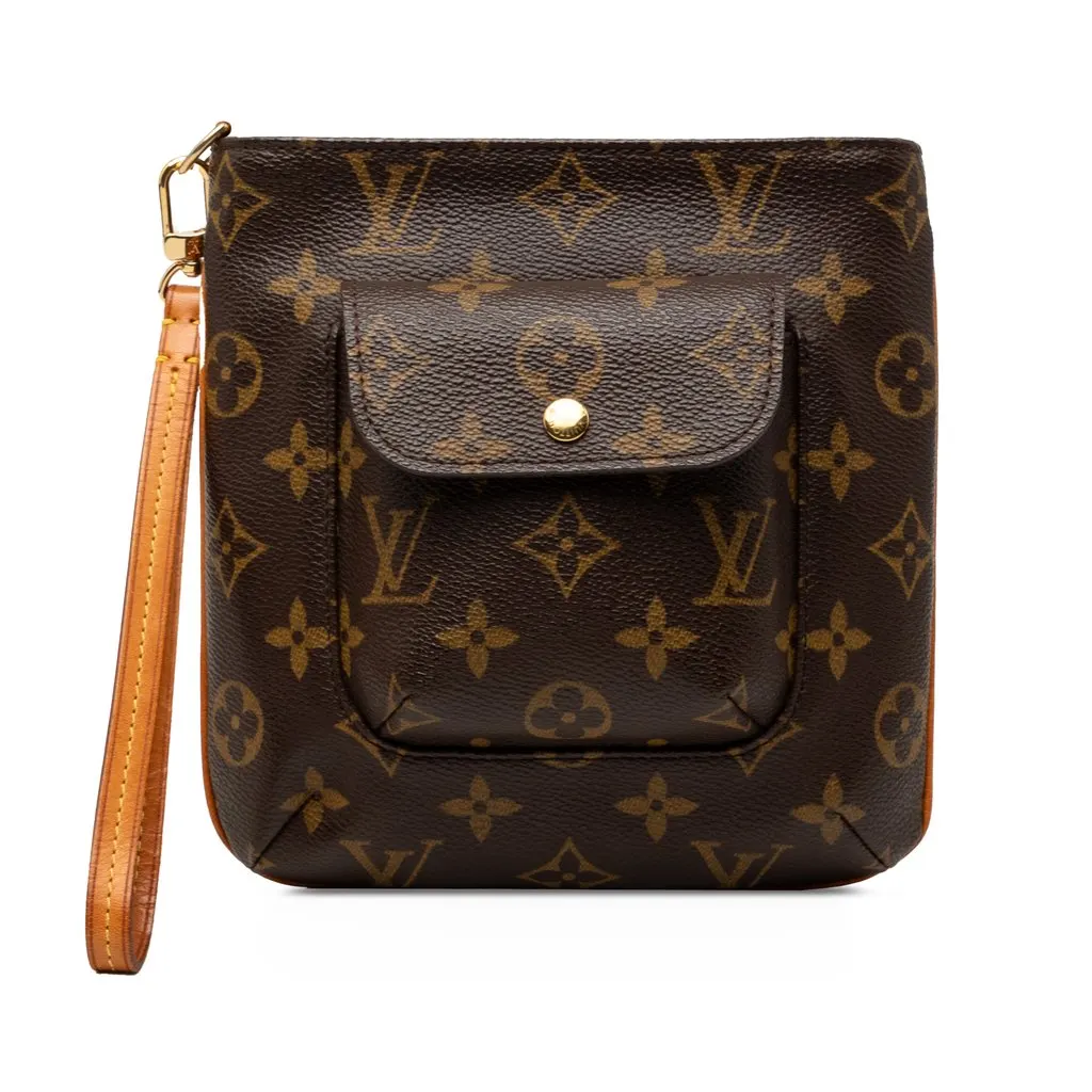 Louis Vuitton Monogram Partition Brown Very good - Front View