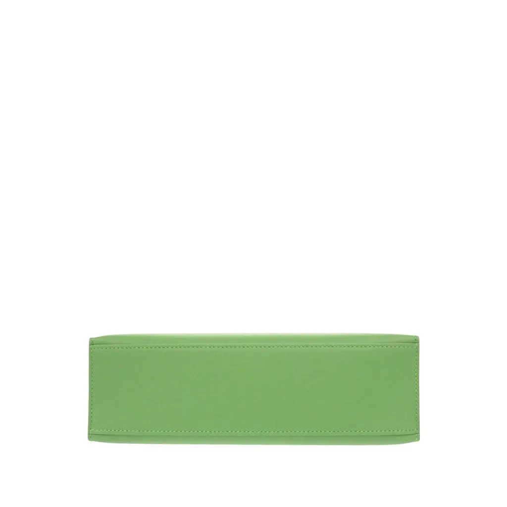Hermès Swift Kelly Pochette 22 Green Leather Very good - Inside View