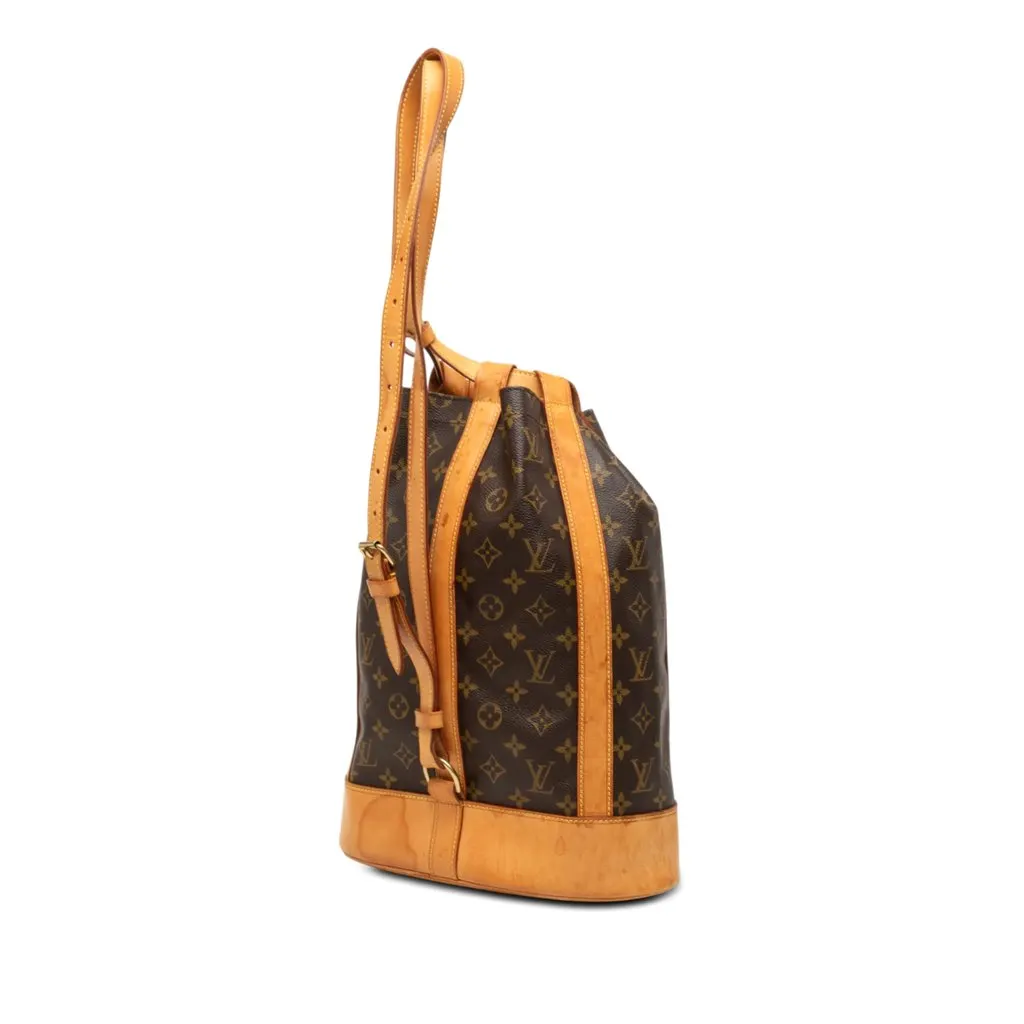 Louis Vuitton Monogram Randonnee PM Brown Good - Back View