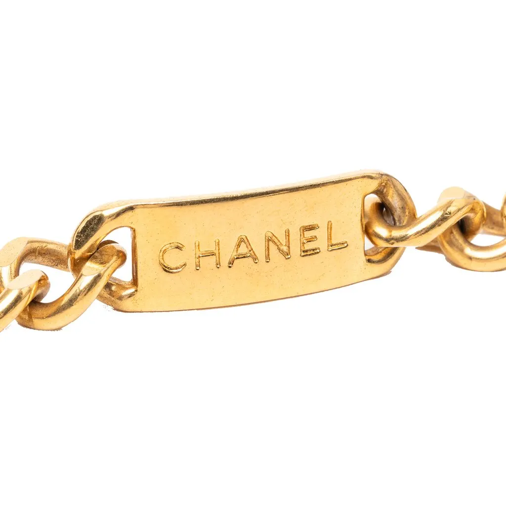 Chanel CC Gold Plated 31 Rue Cambon Medallion Chain Belt Gold Metal Very good - Inside View