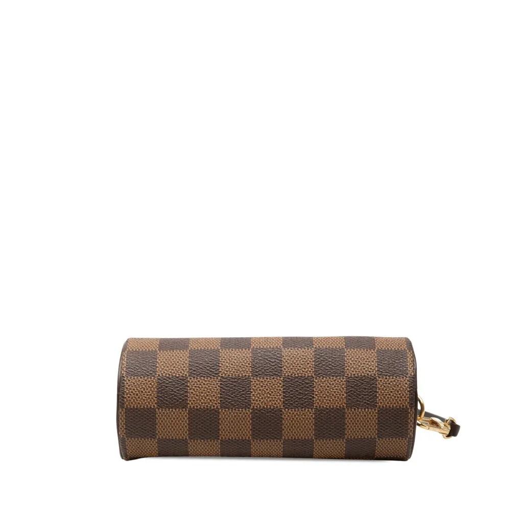 Louis Vuitton Damier Ebene Papillon Pochette Brown Canvas Very good - Inside View