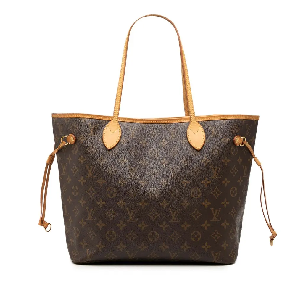 Louis Vuitton Monogram Neverfull MM Brown Very good - Front View