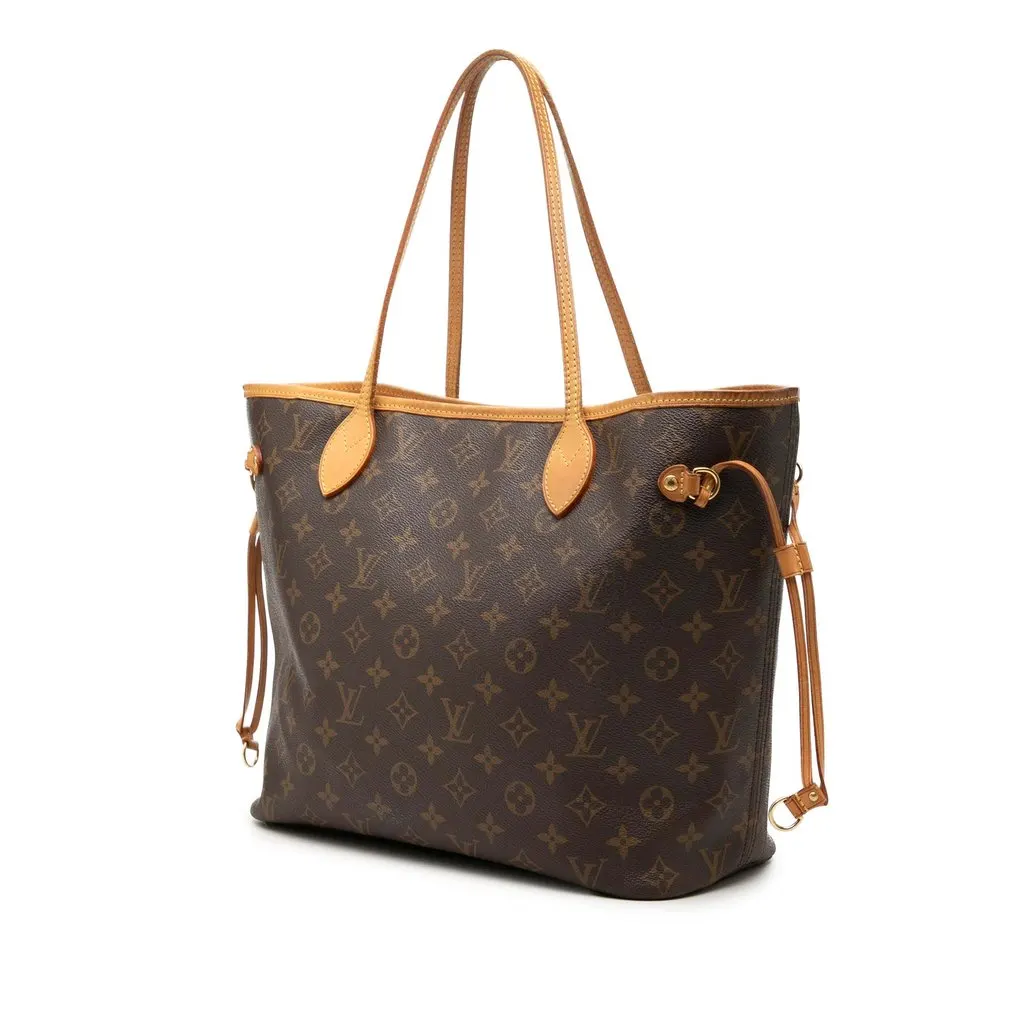 Louis Vuitton Monogram Neverfull MM Brown Very good - Back View