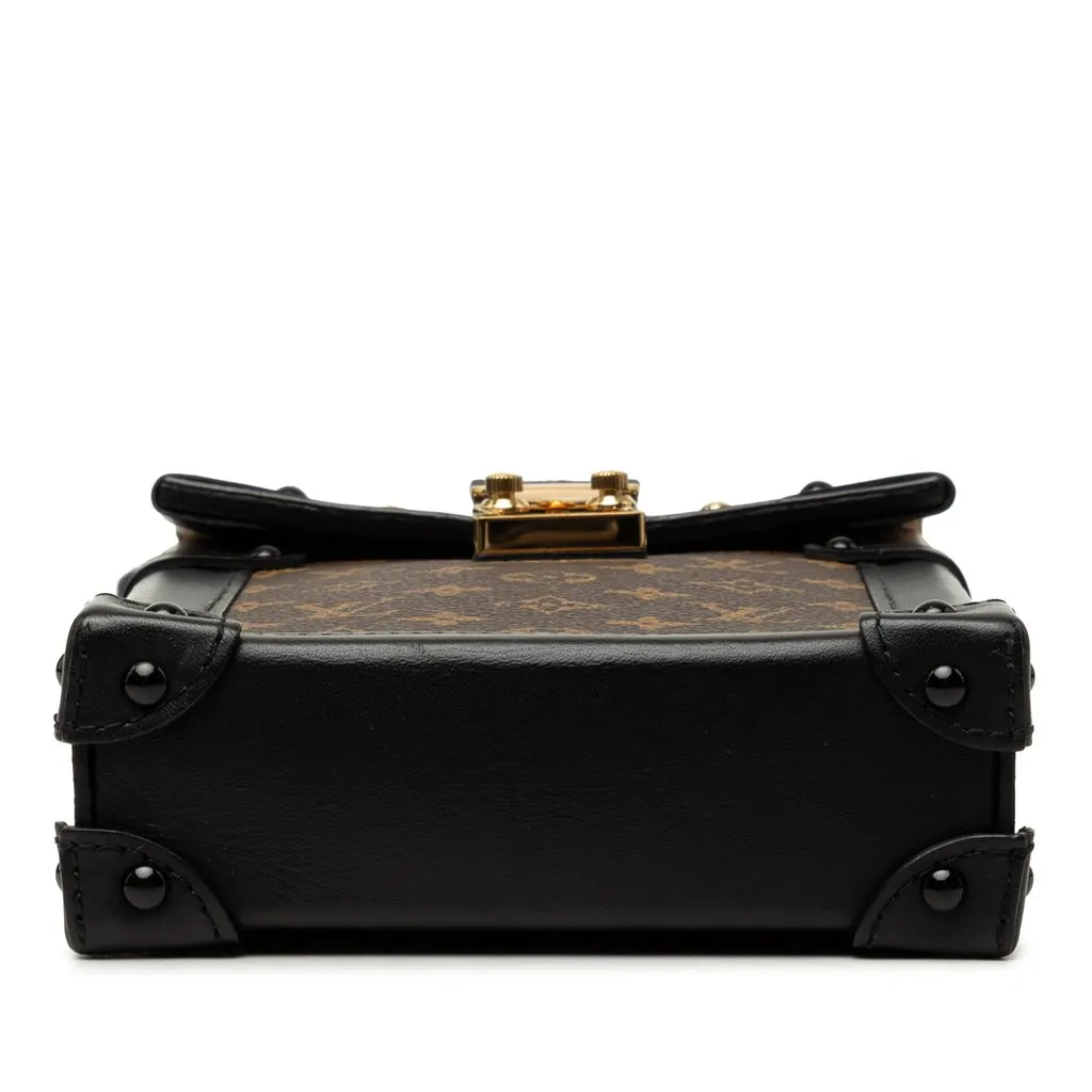 Louis Vuitton Monogram Pochette Trunk Verticale Brown Very good - Inside View