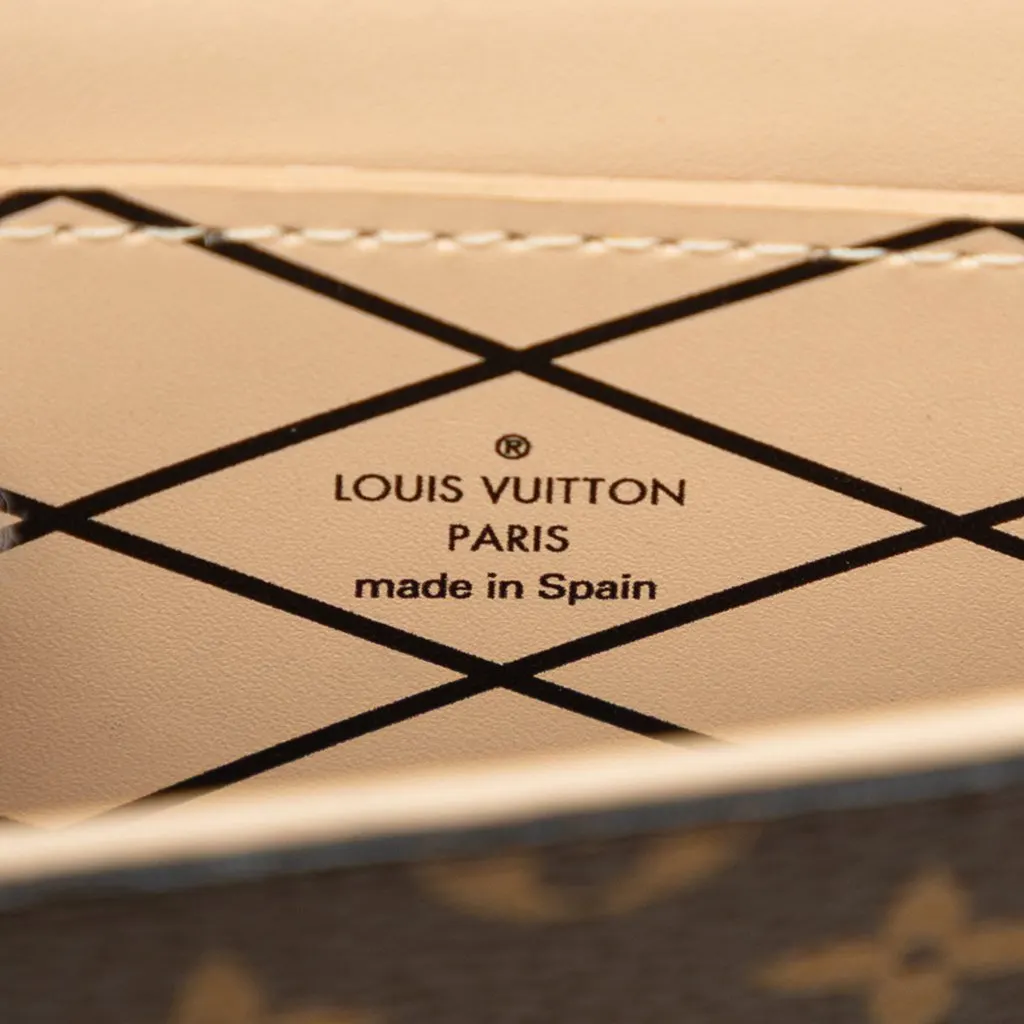 Louis Vuitton Monogram Pochette Trunk Verticale Brown Very good - Box View