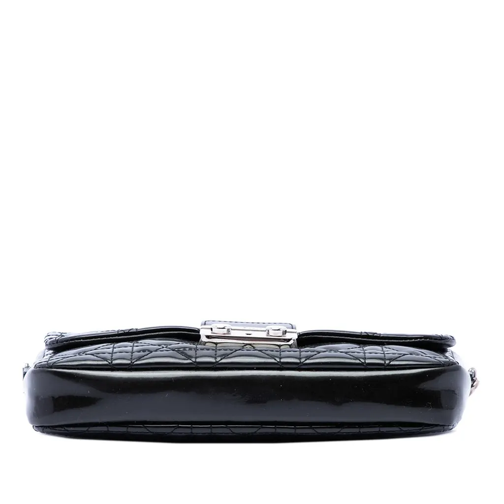 Dior Patent Cannage Miss Dior Promenade Crossbody Black Leather Very good - Inside View