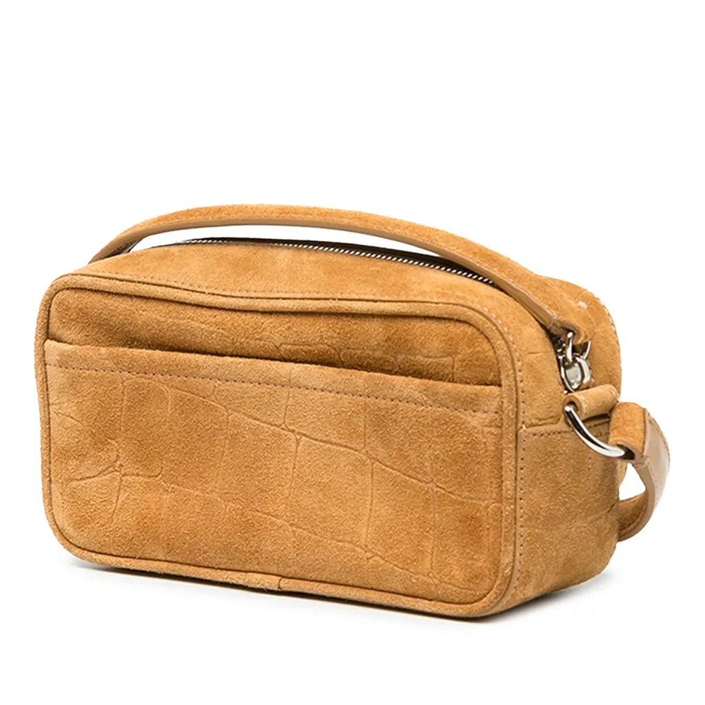 Jacquemus Croc Embossed Suede Le Baneto Brown Suede Very good - Back View