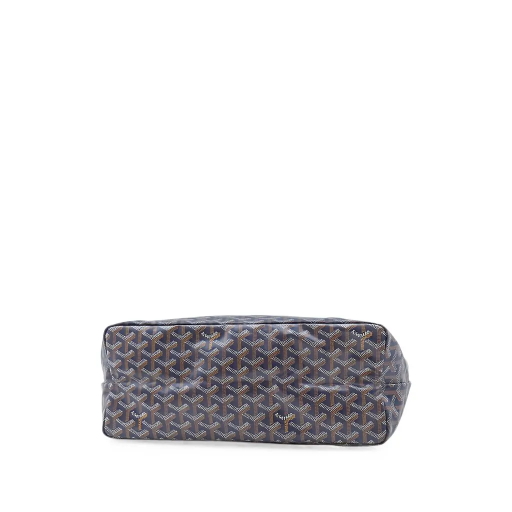 Goyard Goyardine Saint Louis PM Blue Canvas Very good - Inside View