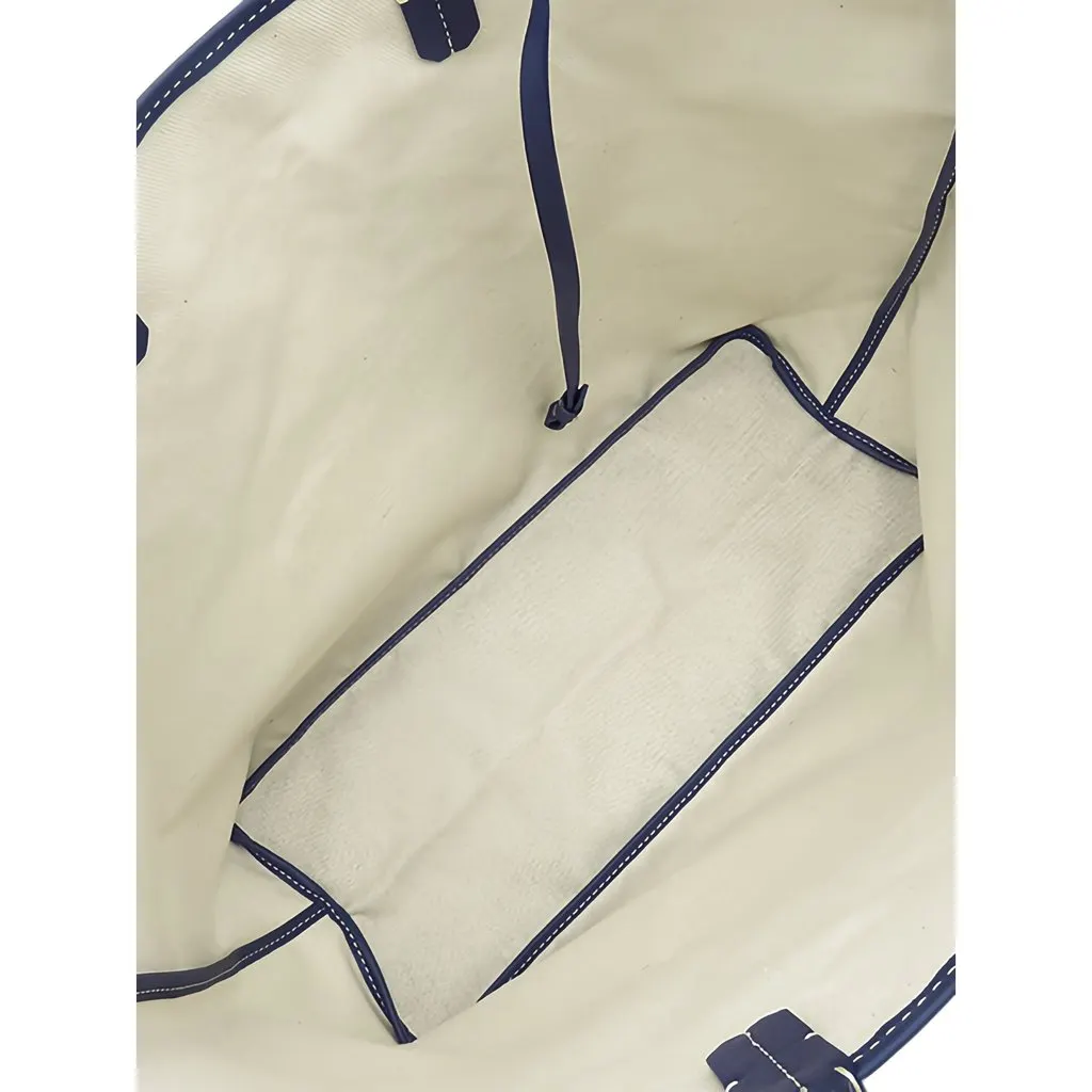 Goyard Goyardine Saint Louis PM Blue Canvas Very good - Model View