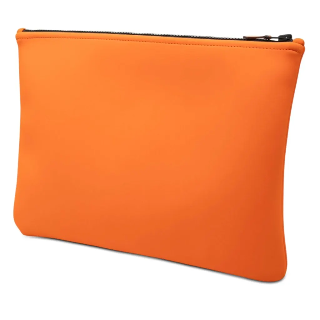 Hermès Medium Neoprene Neobain Case Orange Very good - Back View