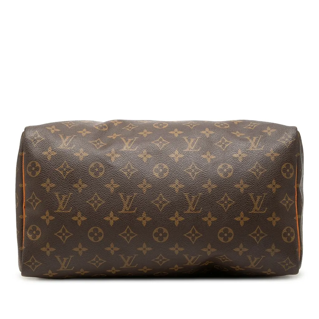 Louis Vuitton Monogram Speedy 35 Brown Canvas Good - Inside View