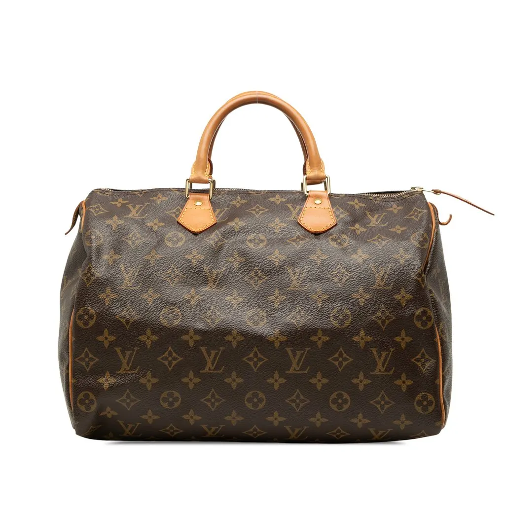 Louis Vuitton Monogram Speedy 35 Brown Very good - Front View