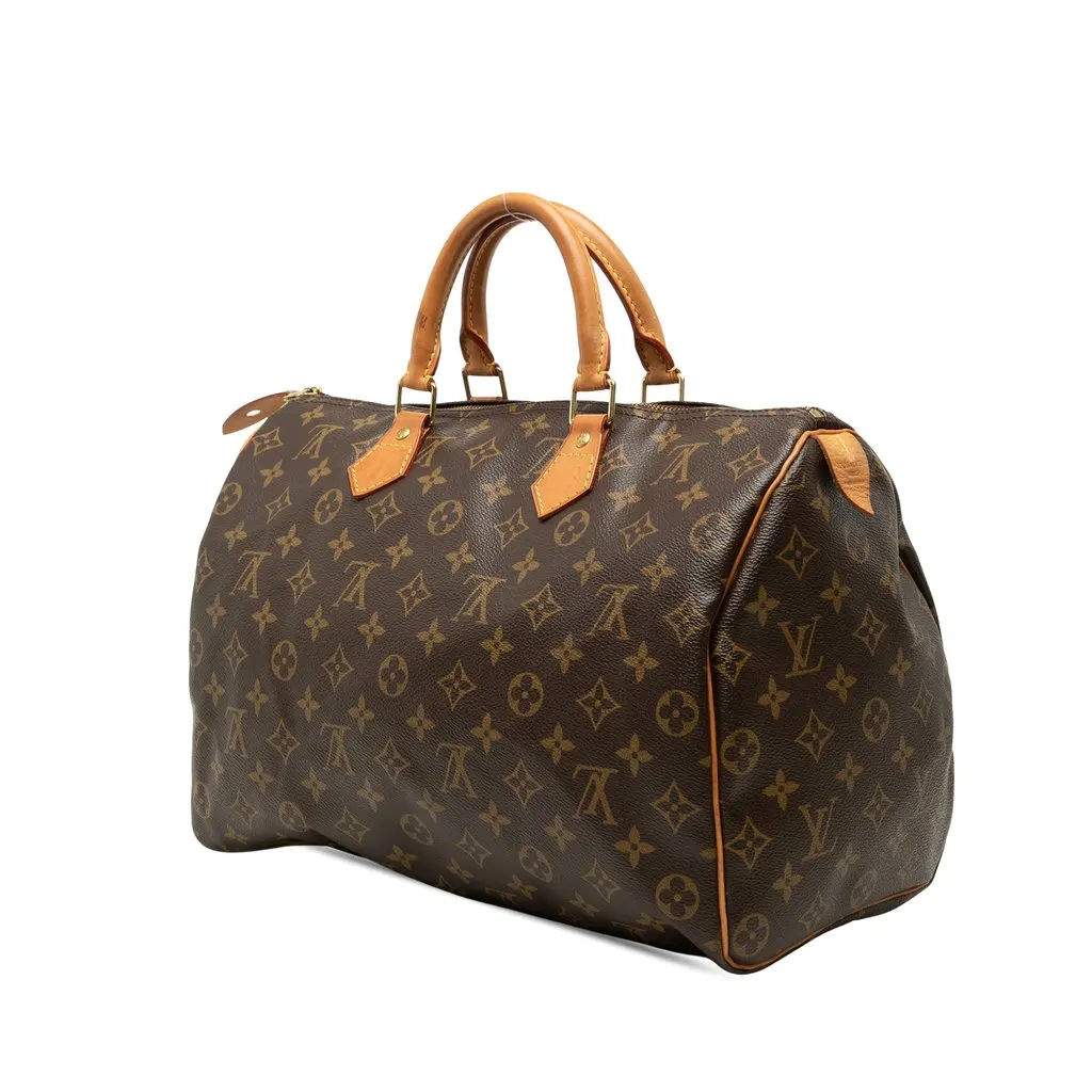 Louis Vuitton Monogram Speedy 35 Brown Very good - Back View