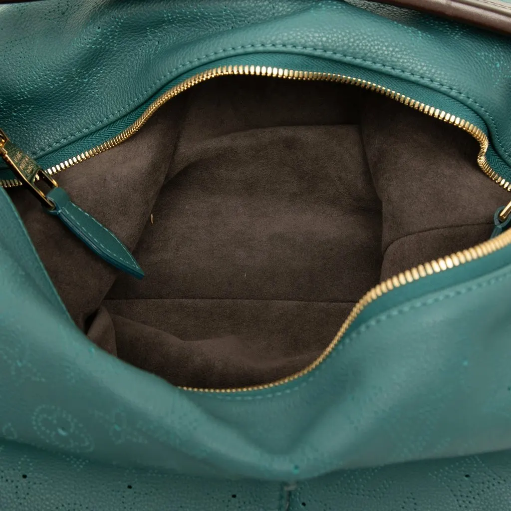 Louis Vuitton Monogram Mahina Selene MM Blue Leather Very good - Model View