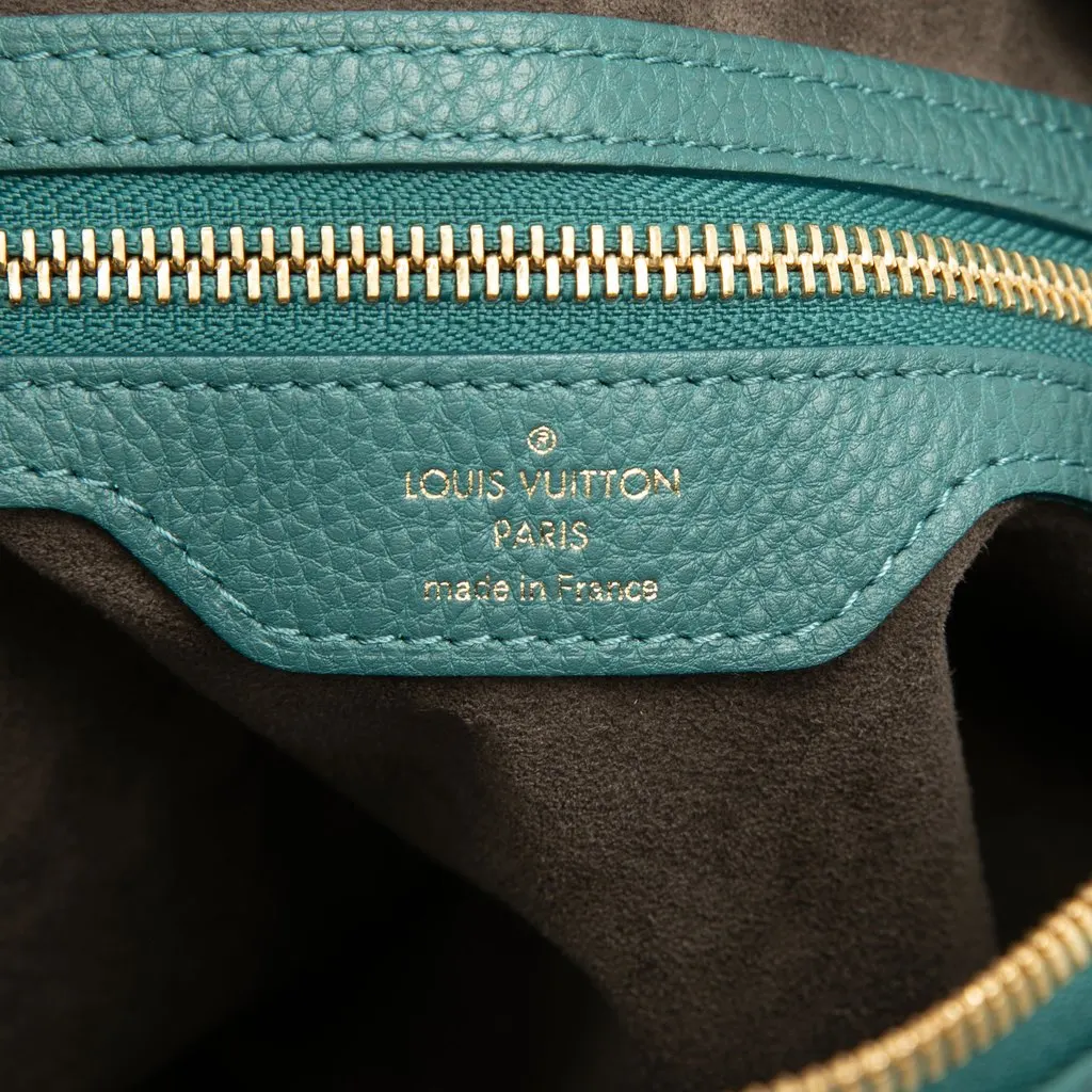 Louis Vuitton Monogram Mahina Selene MM Blue Leather Very good - Box View