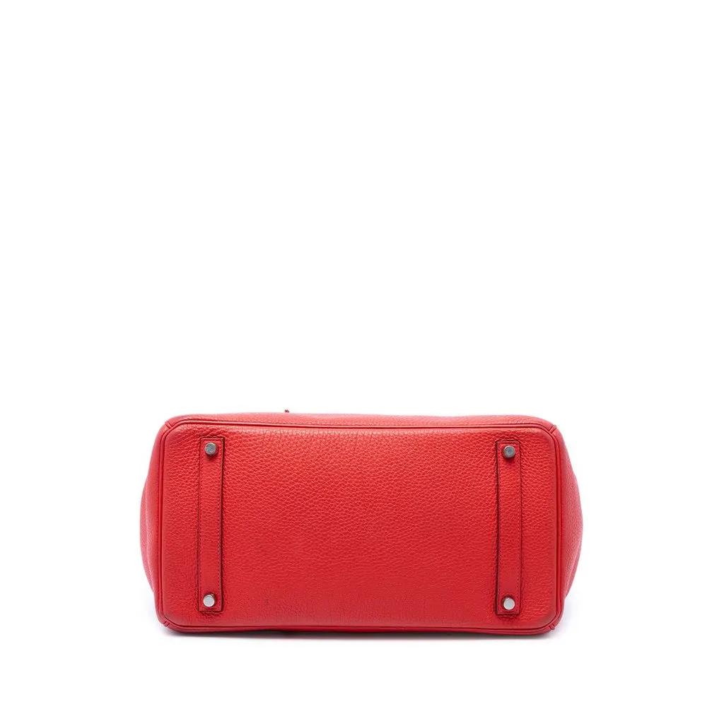 Hermès Togo Birkin Retourne 35 Red Leather Very good - Inside View