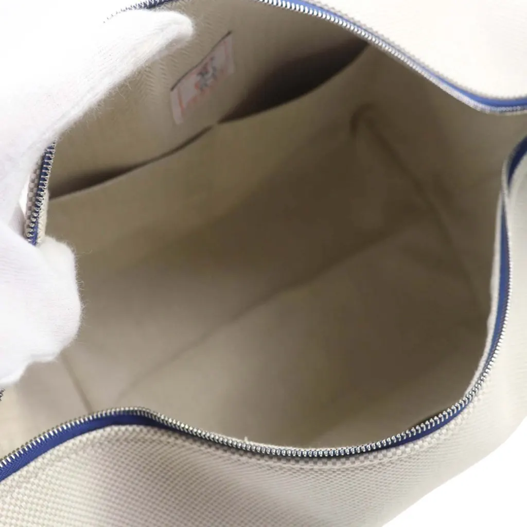Hermès Large Toile Bride A Brac Cabriole Case Beige Very good - Model View