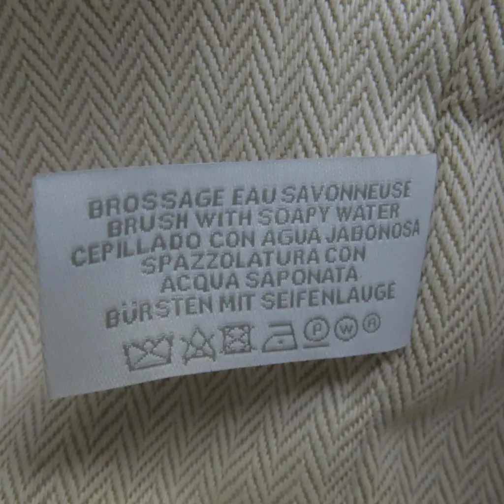 Hermès Large Toile Bride A Brac Cabriole Case Beige Very good - Box View