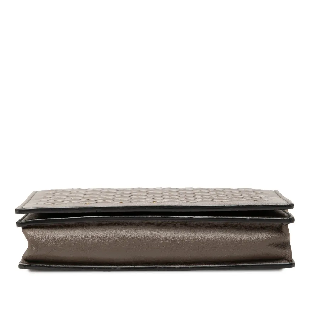 Bottega Veneta Studded Nappa Catena Wallet On Chain Brown Leather Very good - Inside View