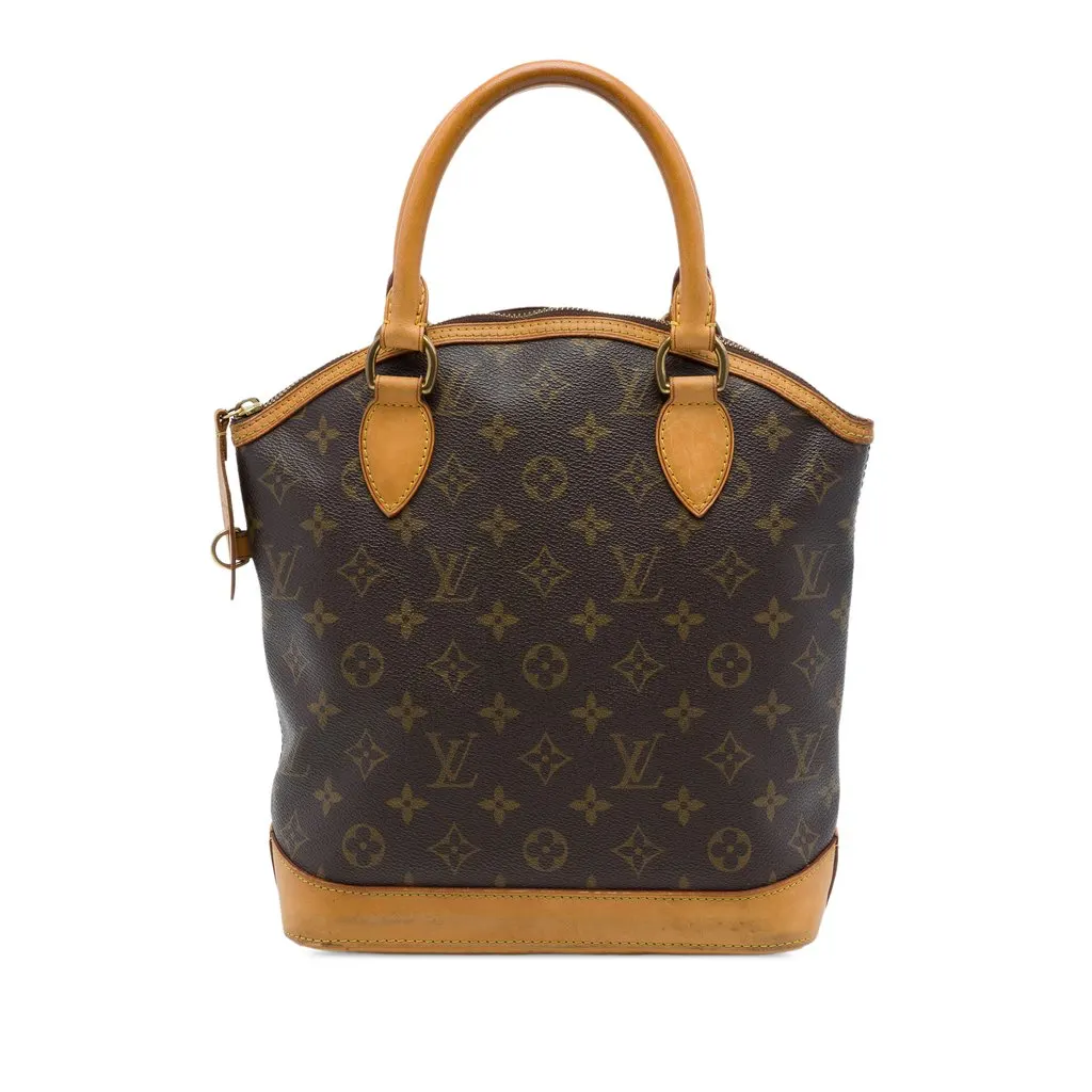 Louis Vuitton Monogram Lockit PM Brown Canvas Very good - Front View