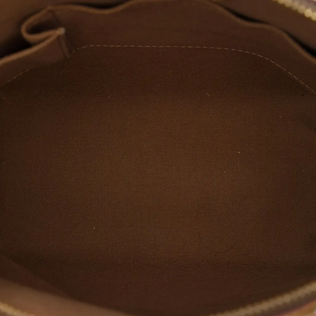 Louis Vuitton Monogram Lockit PM Brown Canvas Very good - Model View