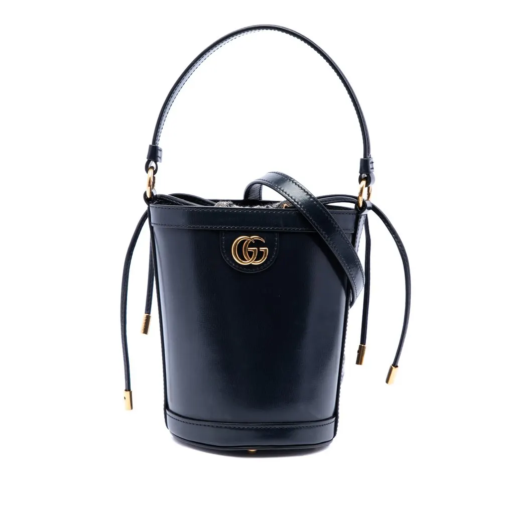 Gucci Mini Calfskin Ophidia Bucket Bag