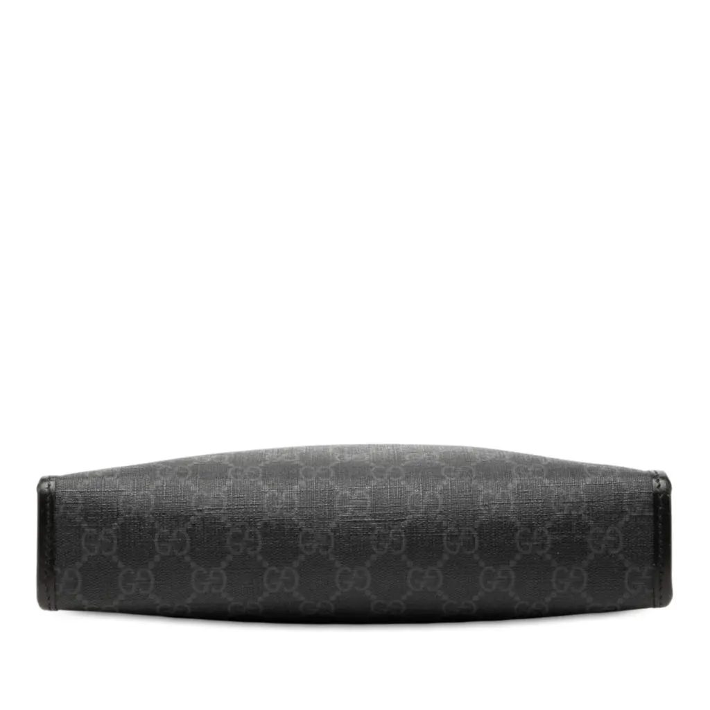 Gucci GG Supreme Retro Interlocking G Clutch Black Very good - Inside View