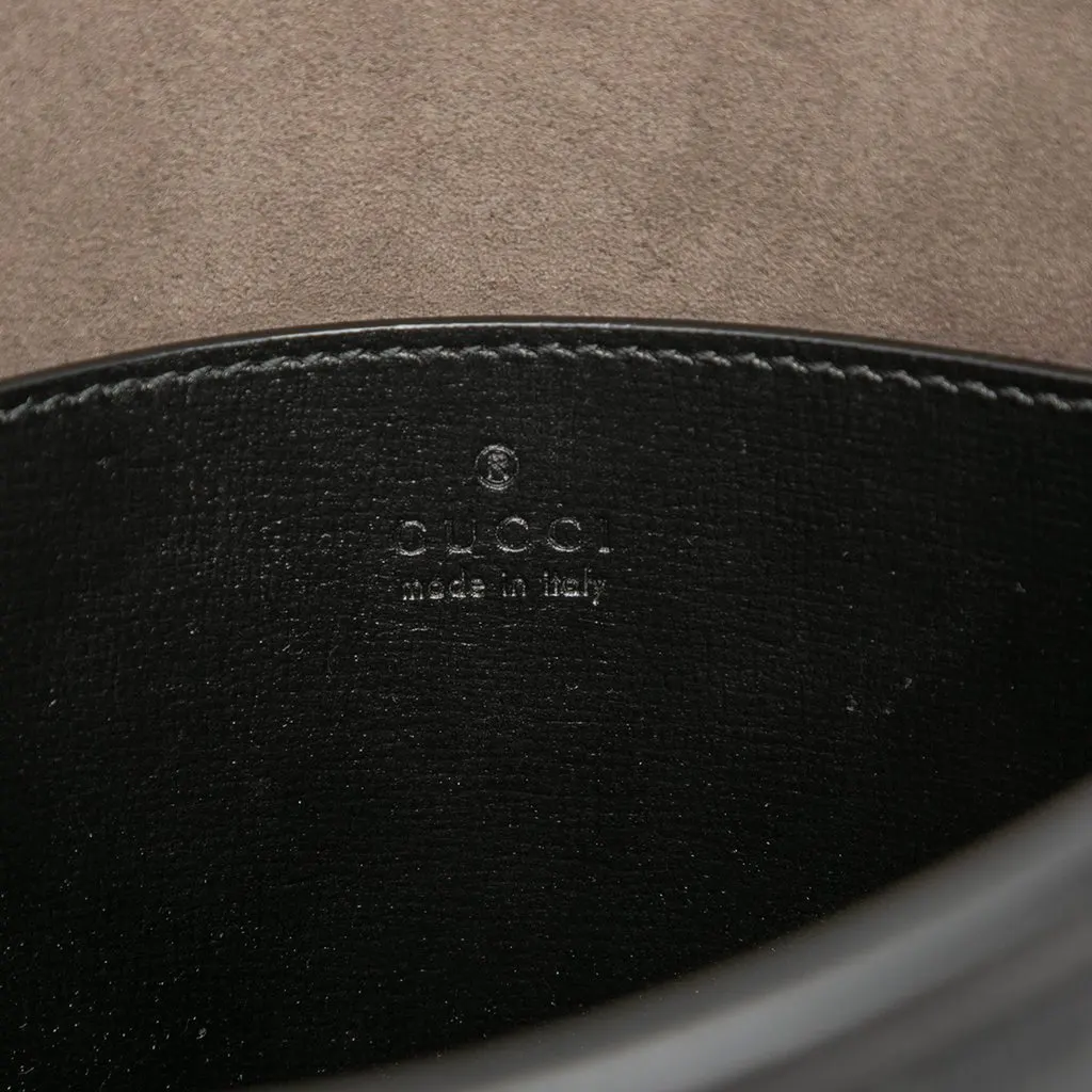 Gucci GG Supreme Retro Interlocking G Clutch Black Very good - Box View