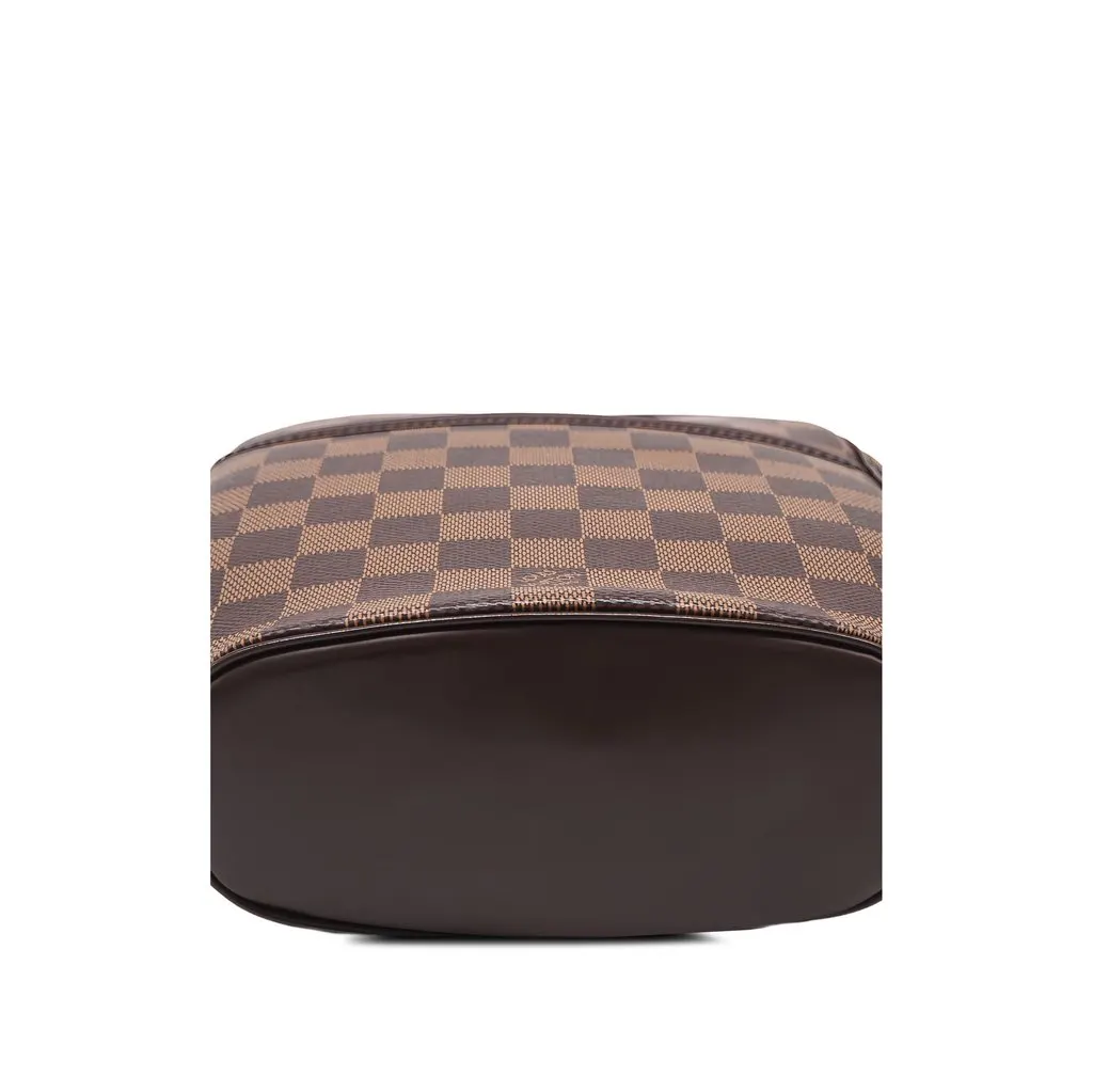 Louis Vuitton Damier Ebene Ipanema PM Brown Canvas Good - Back View