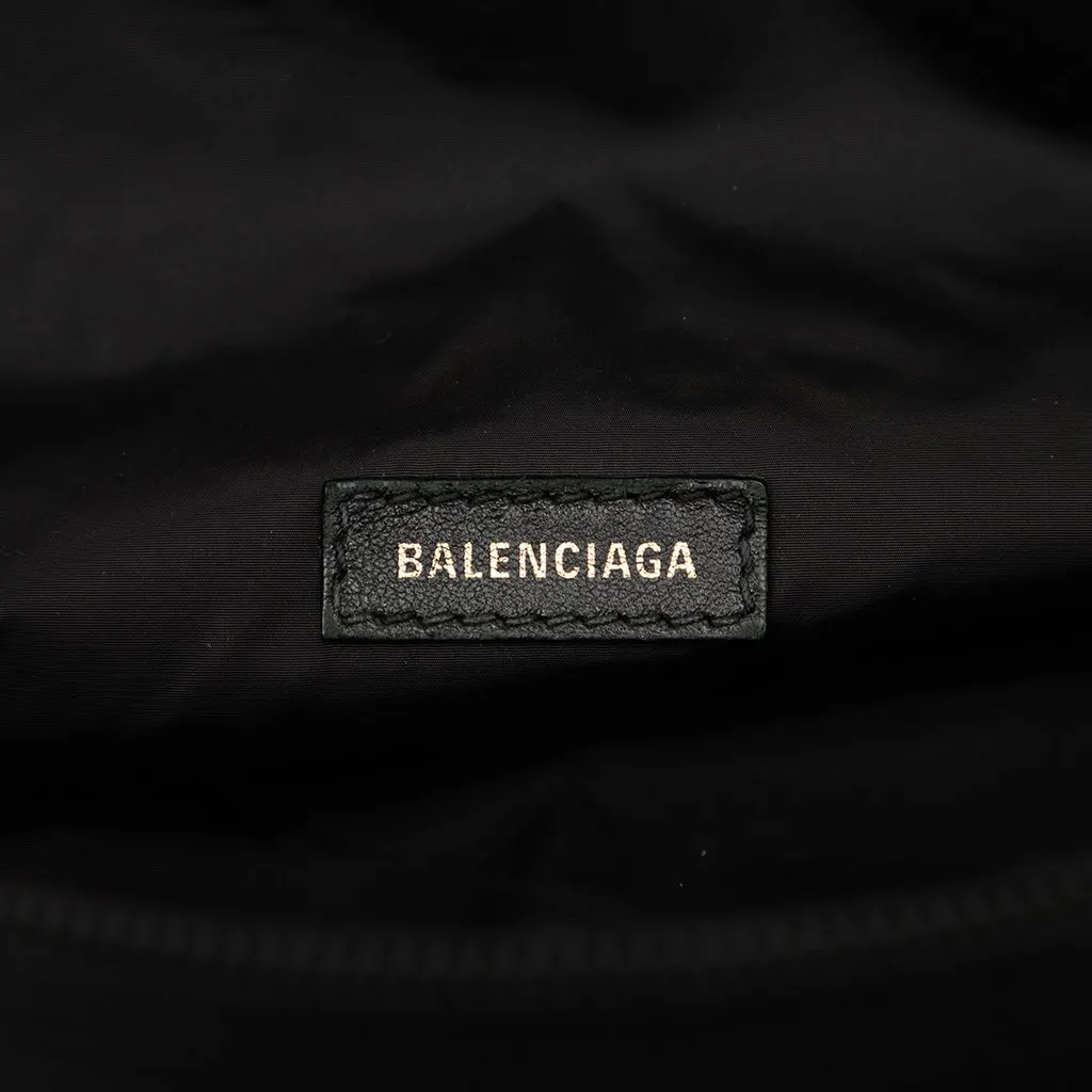 Balenciaga Small Nylon Logo Wheel Belt Bag Black Good - Box View