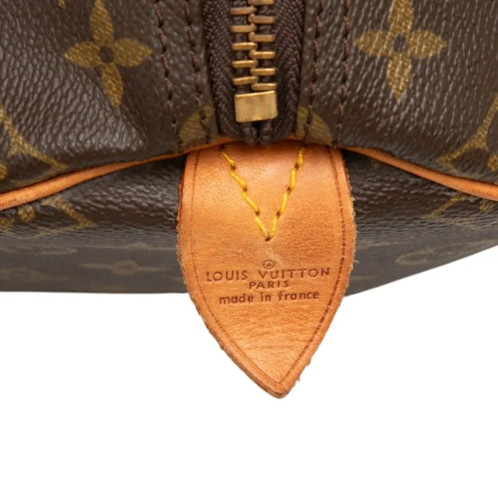 Louis Vuitton Monogram Keepall 55 Brown Canvas Good - Box View