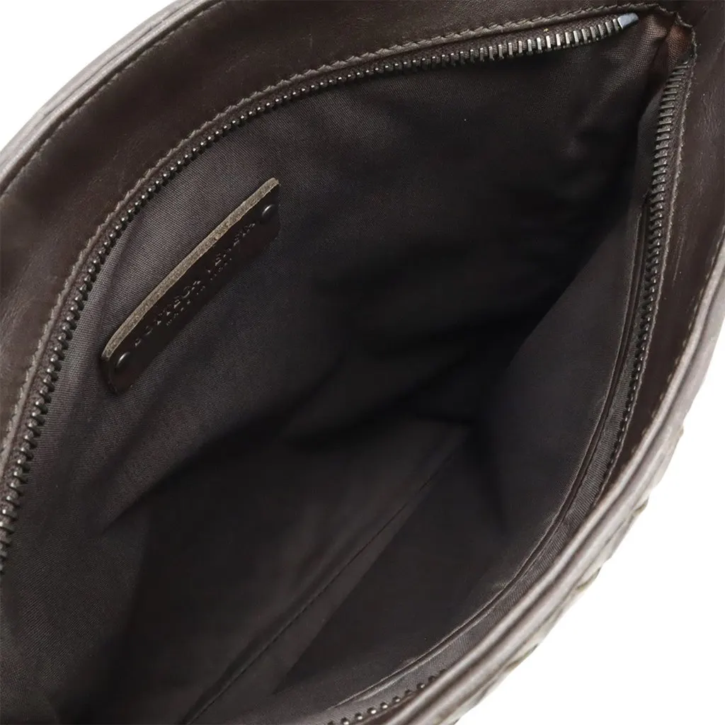 Bottega Veneta Nappa Intrecciato VN Crossbody Brown Leather Very good - Model View